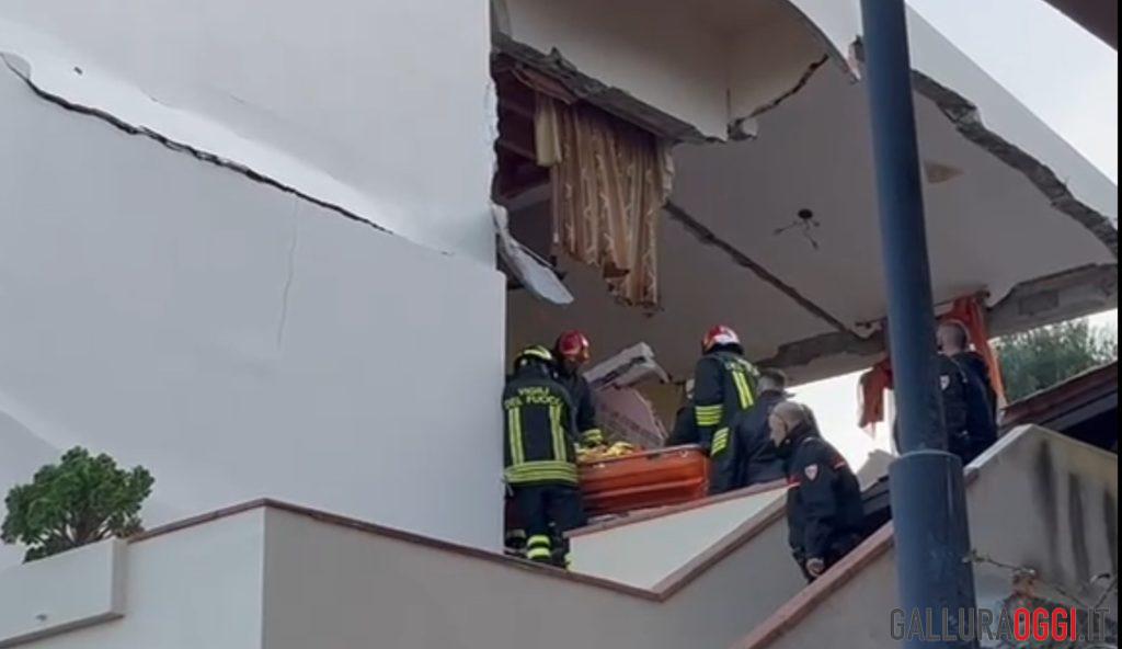 Esplode una bombola a Trinità d’Agultu, palazzina sventrata e un ferito