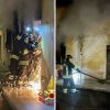 La casa va a fuoco, allarme incendio nel centro storico di Olbia