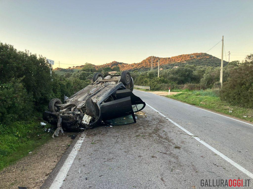 Brutto incidente all'uscita di Olbia, un ferito