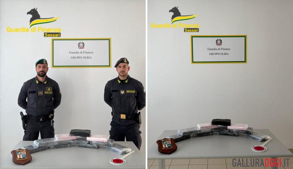 Nascondeva 10 panetti di cocaina del minivan, arrestato a Olbia