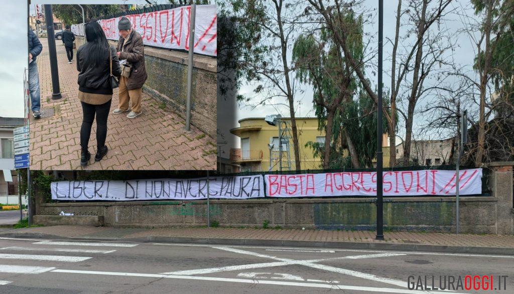 Protesta contro degrado e aggressioni a Olbia