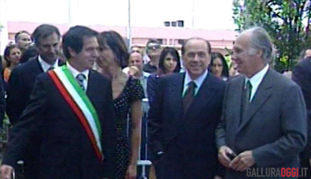 Settimo Nizzi, Silvio Berlusconi e Aga Khan a Olbia