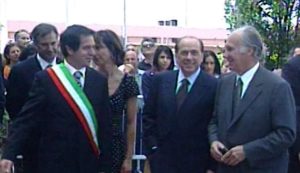 Settimo Nizzi, Silvio Berlusconi e Aga Khan a Olbia