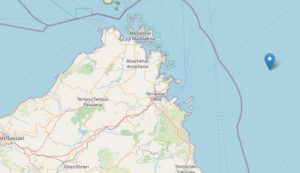 Terremoto al largo di Olbia
