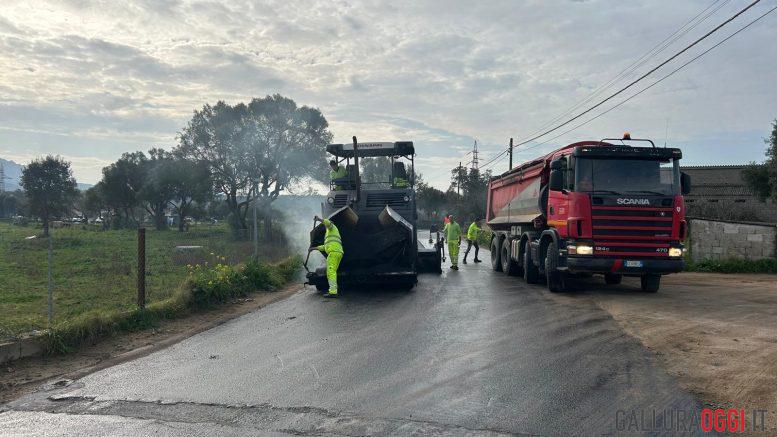 Asfalto nuovo ad Arzachena, si vedono i primi risultati