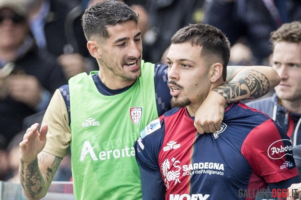 Cagliari 3 Monza 0 - Deiola e Gaetano - Foto Cagliari Calcio