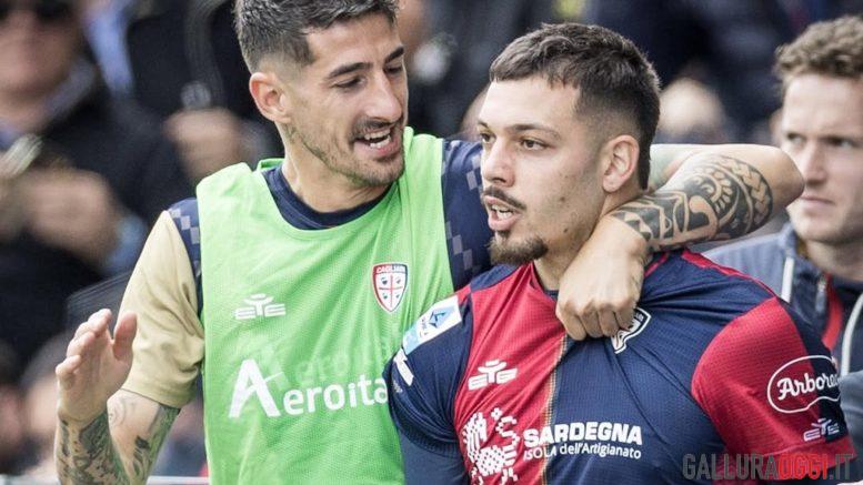 Cagliari 3 Monza 0 - Deiola e Gaetano - Foto Cagliari Calcio