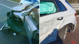 Brutto incidente all'uscita di Olbia, ci sono feriti