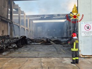 Incendio cantiere nautico Olbia