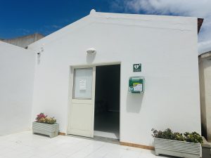 Cimitero Berchideddu con defibrillatore Olbia