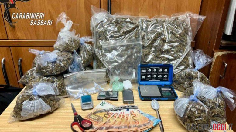 Droga in hotel a Olbia, due giovani arrestati per spaccio