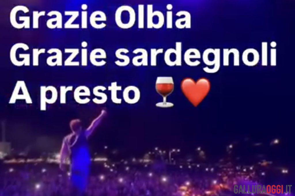 Fabrizio Moro polemiche concerto San Simplicio: "grazie Olbia, grazie sardegnoli"
