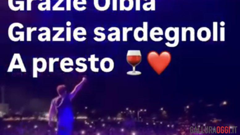 Fabrizio Moro polemiche concerto San Simplicio: "grazie Olbia, grazie sardegnoli"