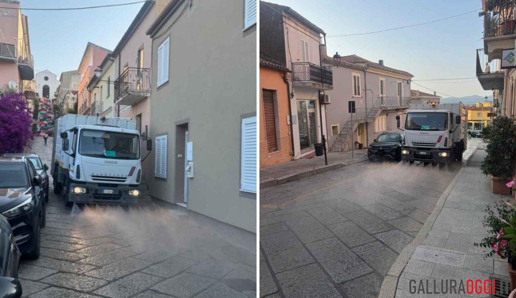 Arzachena si fa bella, pulizie straordinarie in centro
