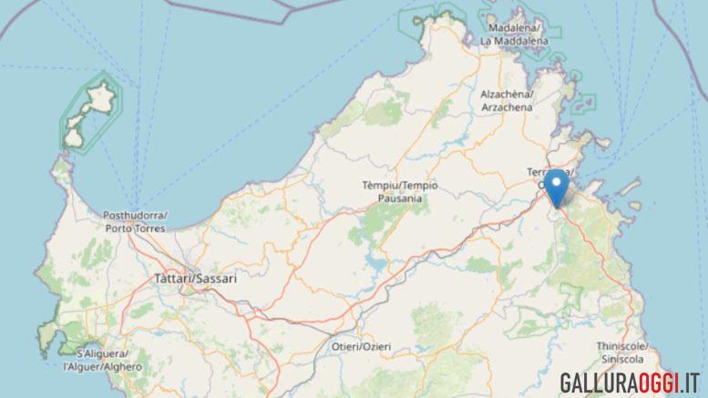 Terremoto a Loiri Porto San Paolo