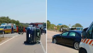 Violento incidente alle porte di Olbia, 10 feriti