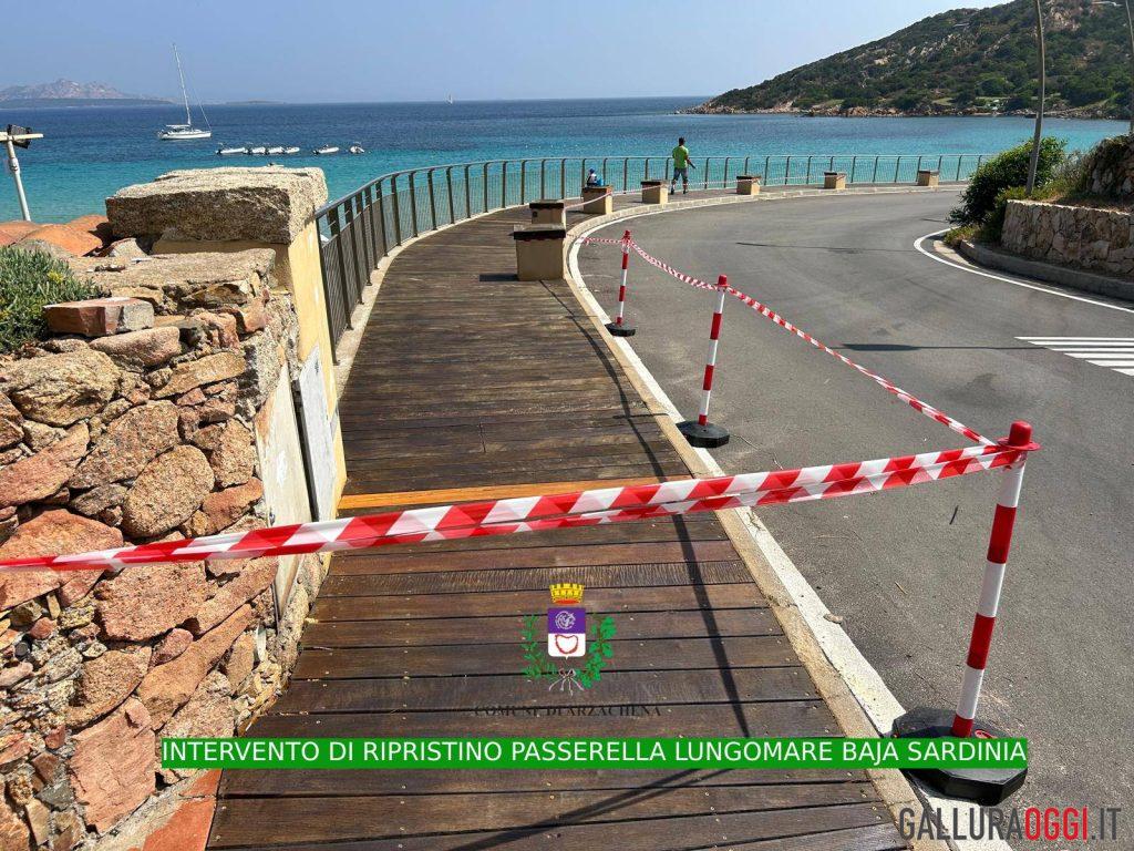 Estate a Baja Sardinia, sistemati lungomare e parcheggi