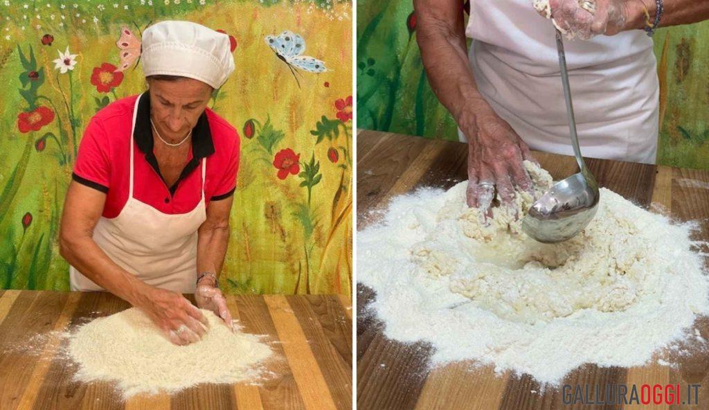 Laboratorio di cucina in gallurese, Mani in farina ad Arzachena