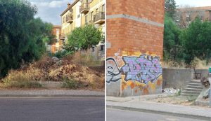 Marciapiedi impraticabili e degrado a Poltu Quadu