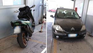 A Olbia posti disabili occupati da auto e moto senza permesso