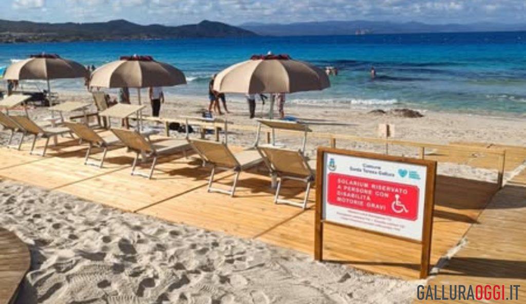 A Santa Teresa un nuovo solarium per le persone con disabilità