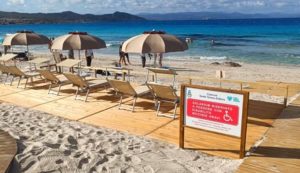 A Santa Teresa un nuovo solarium per le persone con disabilità