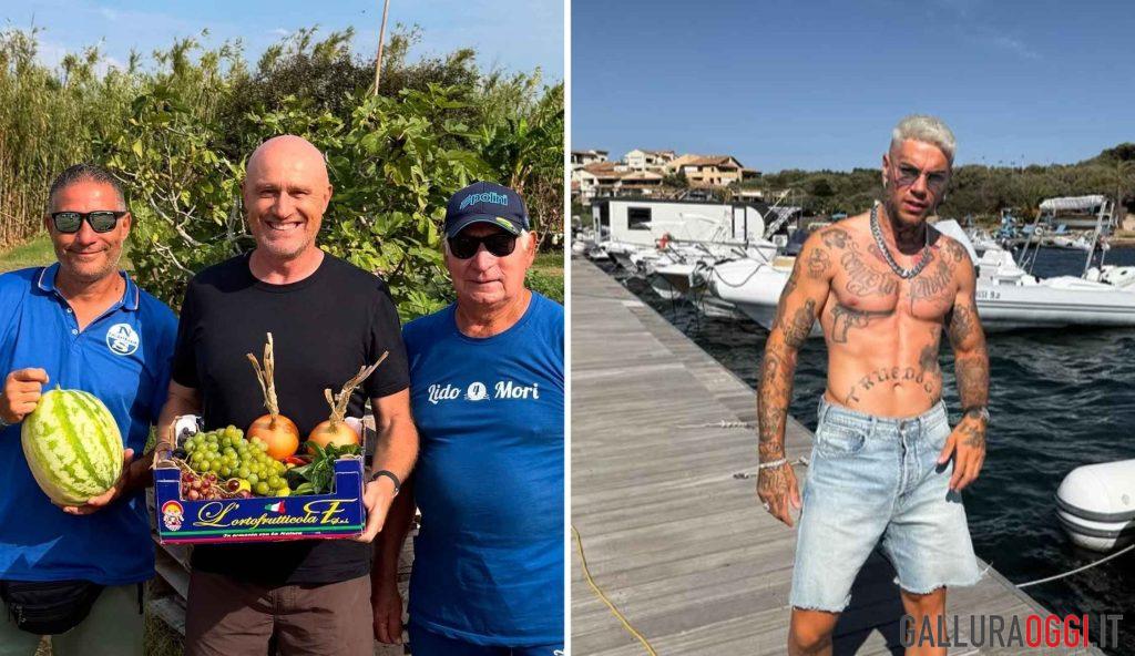 Rudy Zerbi ed Emis Killa si godono le vacanze in Gallura
