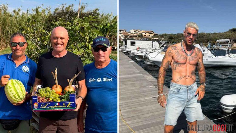 Rudy Zerbi ed Emis Killa si godono le vacanze in Gallura
