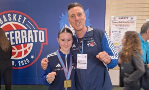 Karate Arzachena, Sabrina Dettori conquista la medaglia d'oro