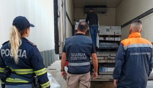 Sequestrati a Olbia oltre 400 chili di pesce non tracciato
