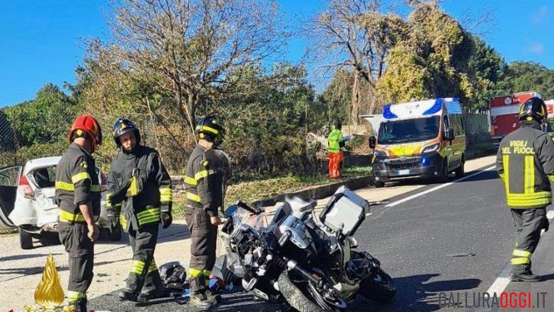 Violento incidente sulla strada di Tempio, un ferito