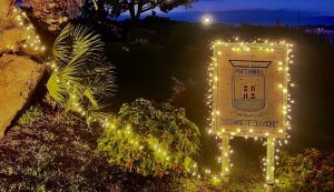 Accese le luci di Natale a Porto Rafael, l'atmosfera è da fiaba