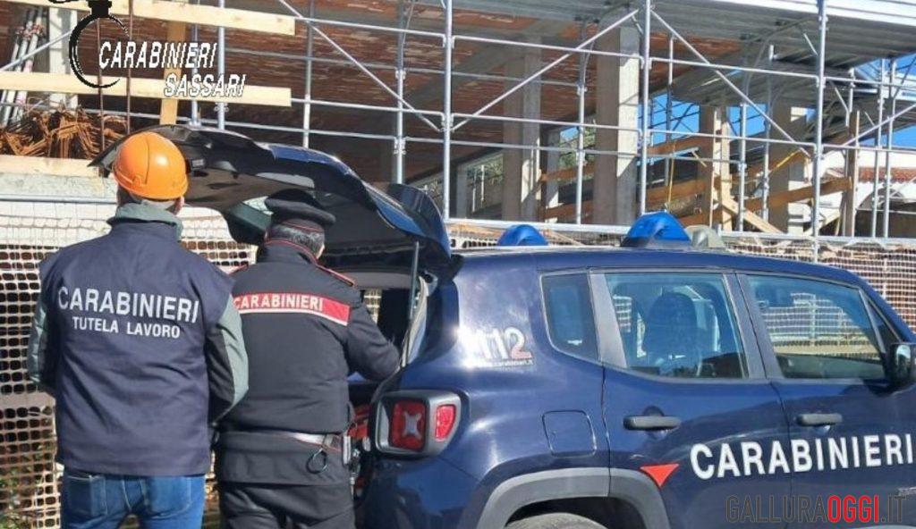 Carabinieri cantiere