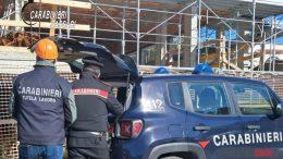 Carabinieri cantiere
