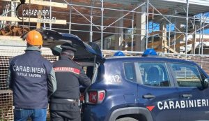 Carabinieri cantiere