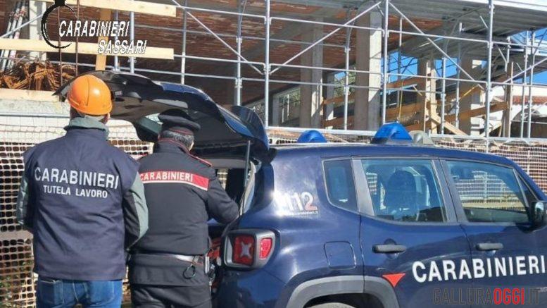 Carabinieri cantiere