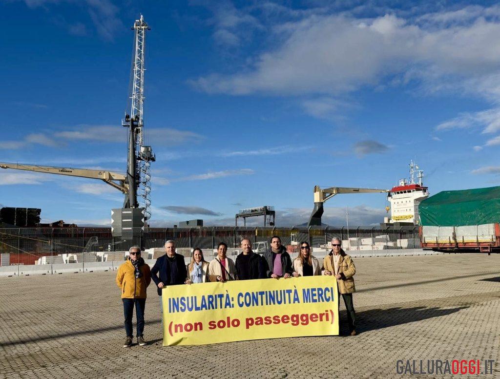 Continuità territoriale delle merci, la protesta sbarca a Olbia