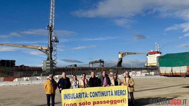 Continuità territoriale delle merci, la protesta sbarca a Olbia