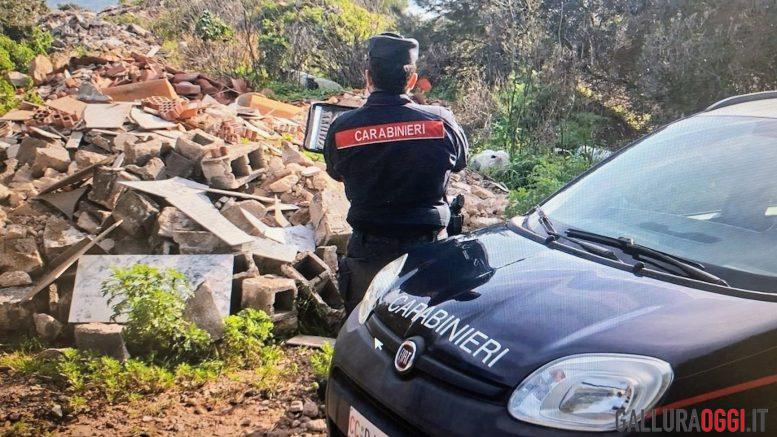 discarica impresa edile rifiuti la maddalena carabinieri forestali