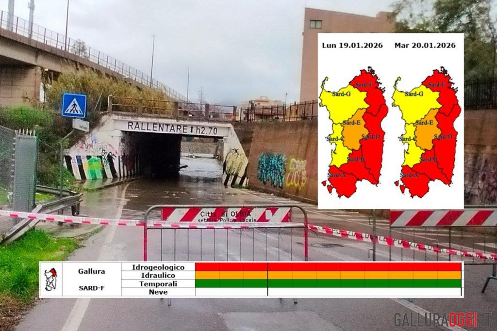 allerta rossa olbia