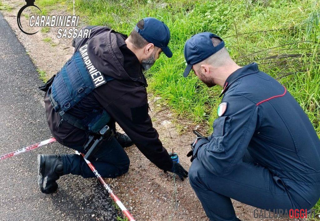 Ritrovato un ordigno alla periferia di Olbia