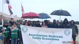 Pulizia ambientale a Bados, volontari in campo nonostante la pioggia