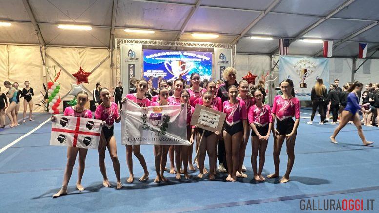 Ginnastica artistica, Arzachena conquista il podio