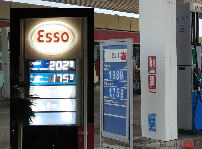 Il diesel vola sopra i 2 euro a Olbia