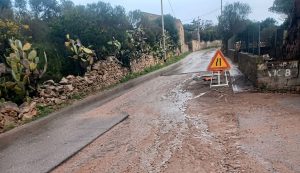 Strade dissestate a La Maddalena