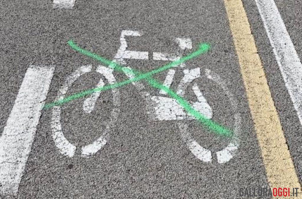 pista ciclabile cannigione la conia arzachena protesta