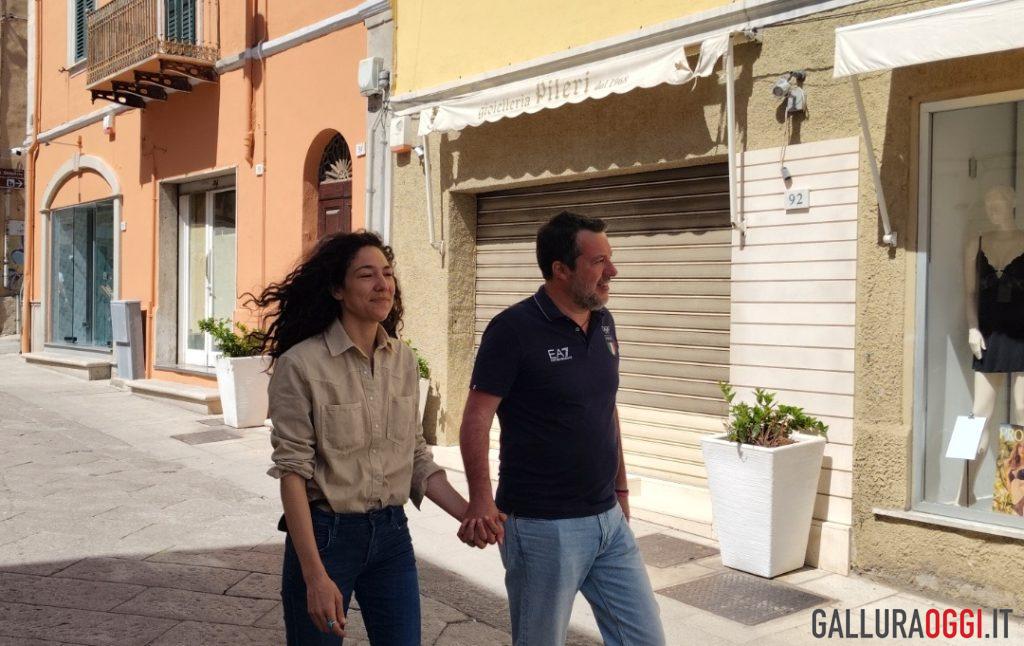 matteo salvini a olbia