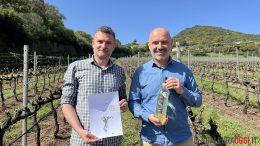Luca Vitaletti, agronomo di Siddùra e Dino Dini, enologo di Siddùra