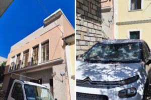 auto crollo arzachena macerie
