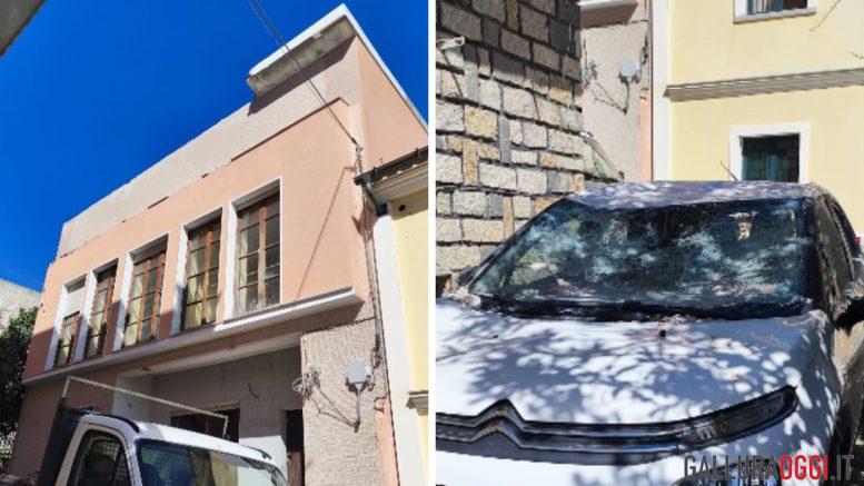 auto crollo arzachena macerie